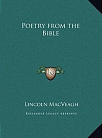 Poetry from the Bible (Hardcover)