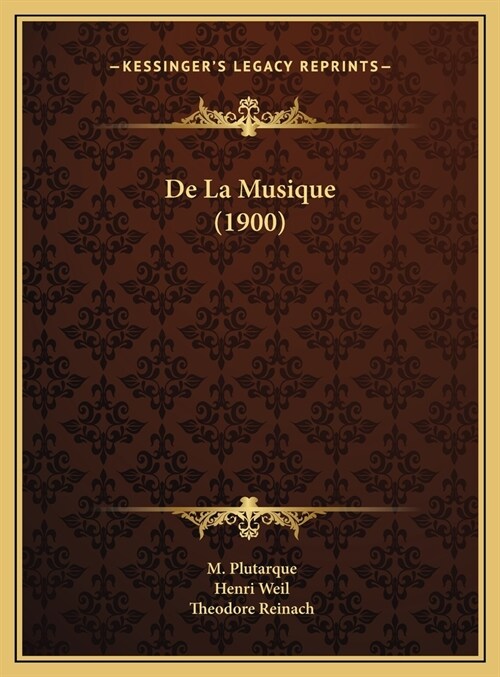 de La Musique (1900) (Hardcover)