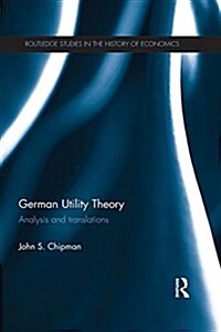 German Utility Theory : Analysis and Translations (Paperback)