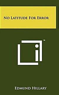 No Latitude for Error (Hardcover)