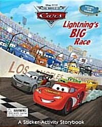 Lightnings Big Race: A Sticker-Activity Storybook [With Sticker(s)] (Board Books)