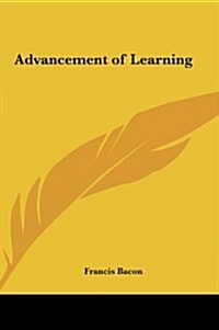 Advancement of Learning (Hardcover)