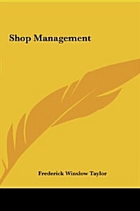 Shop Management (Hardcover)