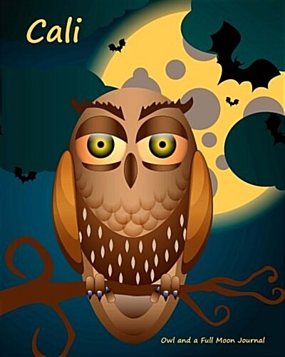 Owl and a Full Moon Journal - Cali (Paperback)