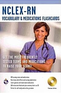 NCLEX-RN Vocabulary and Medications Flashcard Book W/ CD [With CDROM] (Paperback)