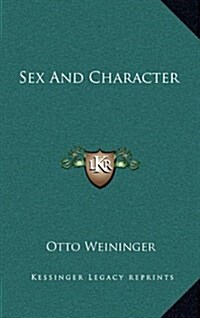 Sex and Character (Hardcover)