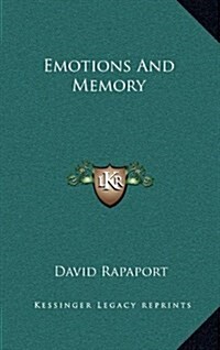 Emotions and Memory (Hardcover)