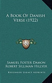 A Book of Danish Verse (1922) (Hardcover)