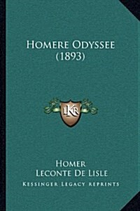 Homere Odyssee (1893) (Hardcover)