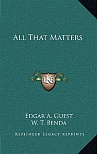 All That Matters (Hardcover)