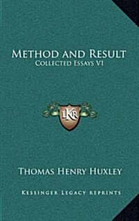 Method and Result: Collected Essays V1 (Hardcover)
