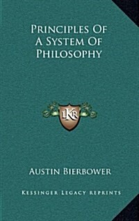 Principles of a System of Philosophy (Hardcover)