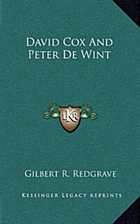 David Cox and Peter de Wint (Hardcover)