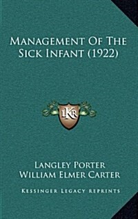 Management of the Sick Infant (1922) (Hardcover)