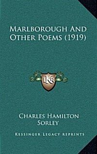 Marlborough and Other Poems (1919) (Hardcover)