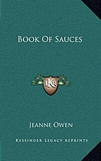 Book of Sauces (Hardcover)