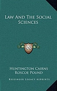 Law and the Social Sciences (Hardcover)