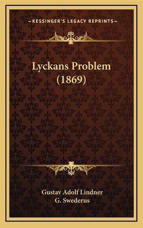 Lyckans Problem (1869) (Hardcover)