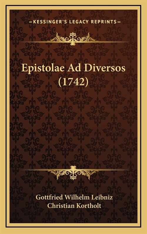 Epistolae Ad Diversos (1742) (Hardcover)