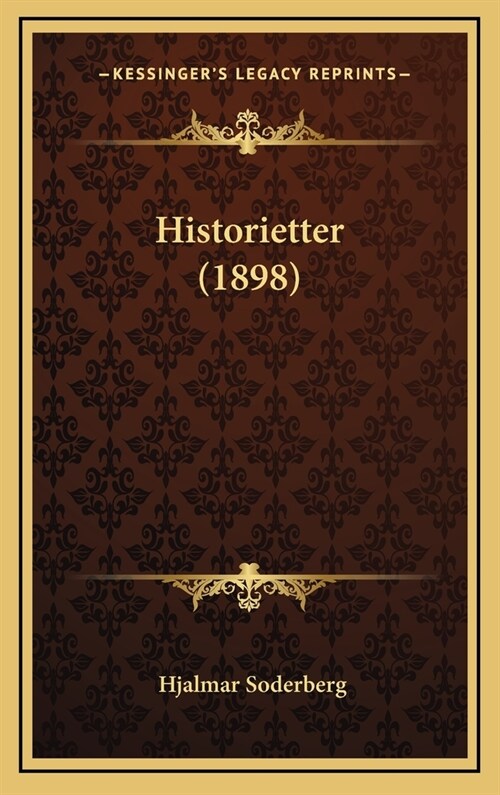 Historietter (1898) (Hardcover)