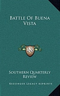 Battle of Buena Vista (Hardcover)