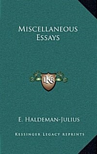 Miscellaneous Essays (Hardcover)