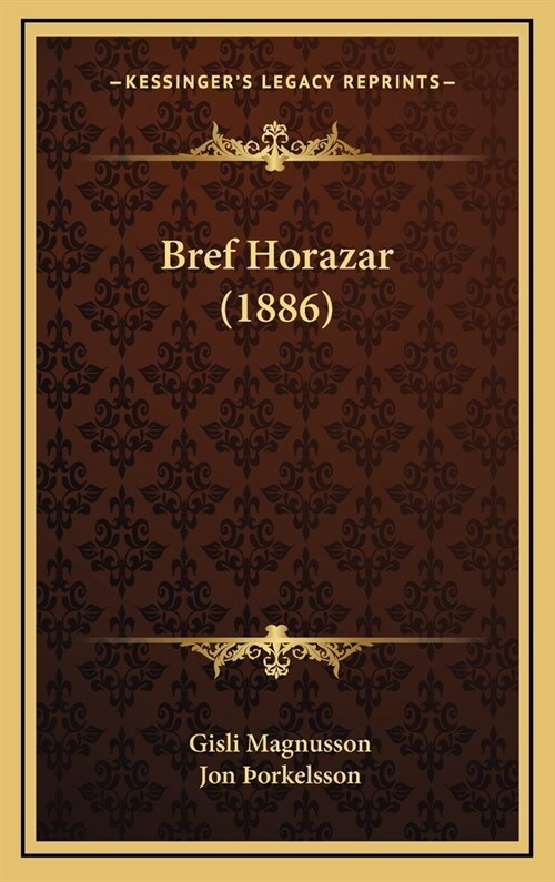 Bref Horazar (1886) (Hardcover)