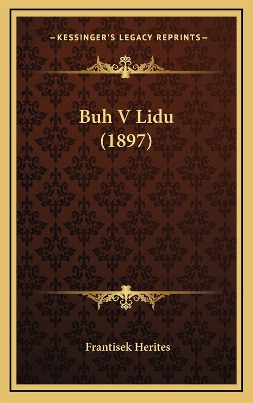 Buh V Lidu (1897) (Hardcover)