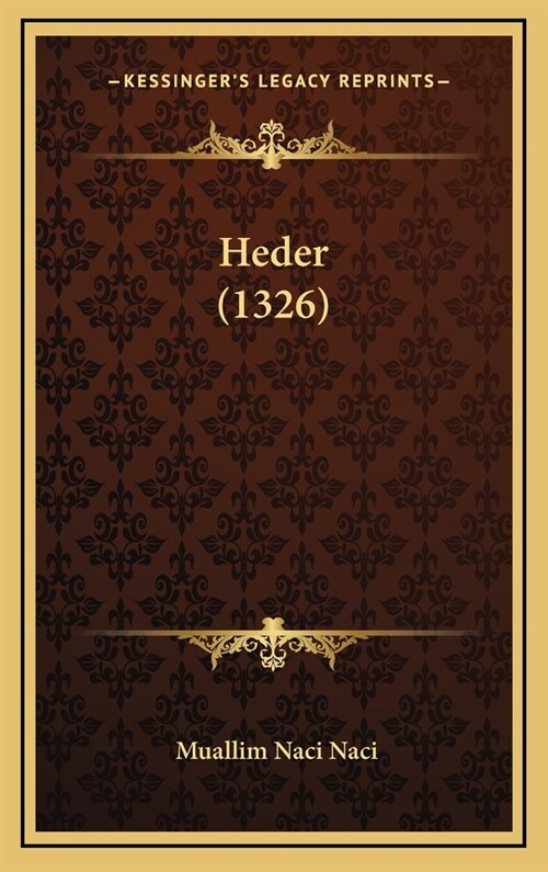 Heder (1326) (Hardcover)