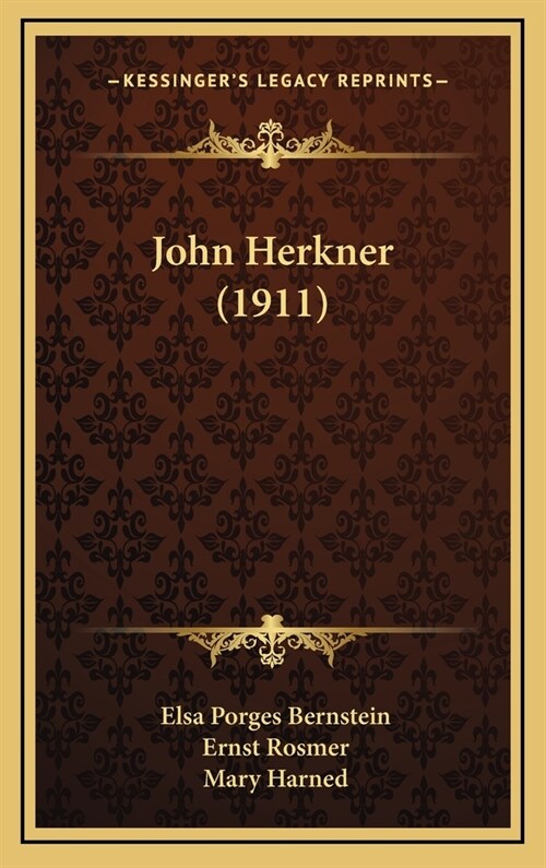 John Herkner (1911) (Hardcover)