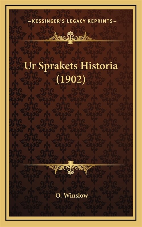 Ur Sprakets Historia (1902) (Hardcover)