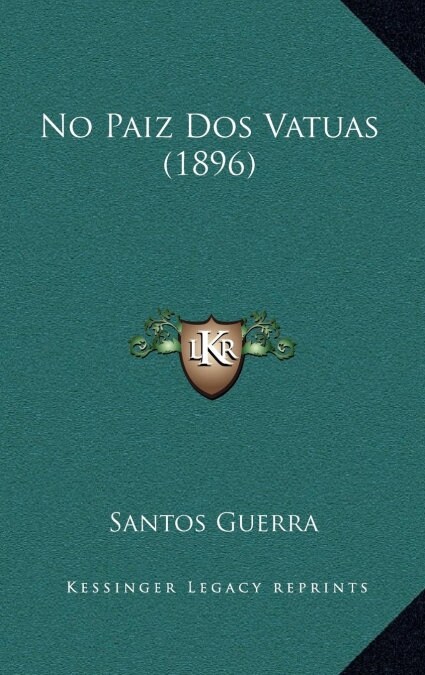 No Paiz DOS Vatuas (1896) (Hardcover)