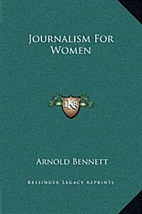 Journalism for Women (Hardcover)