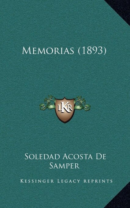 Memorias (1893) (Hardcover)