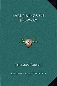 Early Kings of Norway (Hardcover)