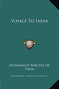 Voyage to India (Hardcover)