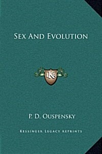 Sex and Evolution (Hardcover)