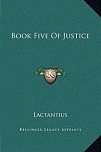 Book Five of Justice (Hardcover)