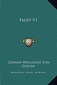 Faust V1 (Hardcover)