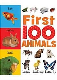 [중고] First 100 Animals (Board Books)