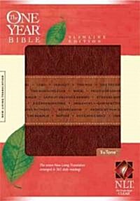 One Year Bible-NLT-Slimline (Imitation Leather, 2)