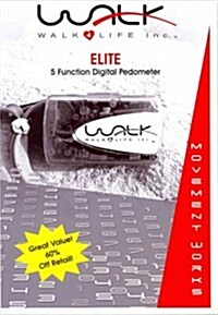 Elite 5 Function Digital Pedometer (Hardcover, BOX, NOV)