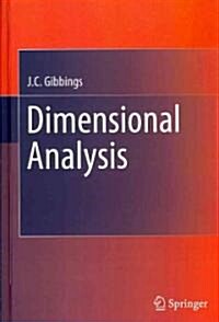 Dimensional Analysis (Hardcover)