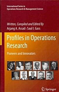 Profiles in Operations Research: Pioneers and Innovators (Hardcover)