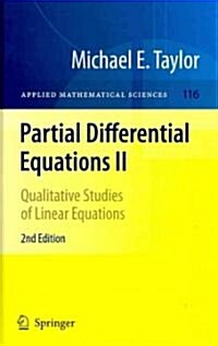 Partial Differential Equations II: Qualitative Studies of Linear Equations (Hardcover, 2, 2011)