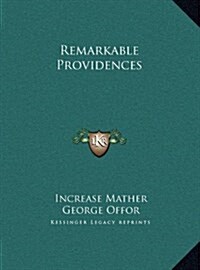 Remarkable Providences (Hardcover)