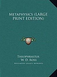 Metaphysics (Hardcover)