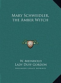 Mary Schweidler, the Amber Witch (Hardcover)