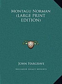 Montagu Norman (Hardcover)