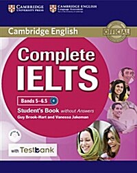 Complete IELTS Bands 5-6.5 Students Book without Answers with CD-ROM with Testbank (Package)
